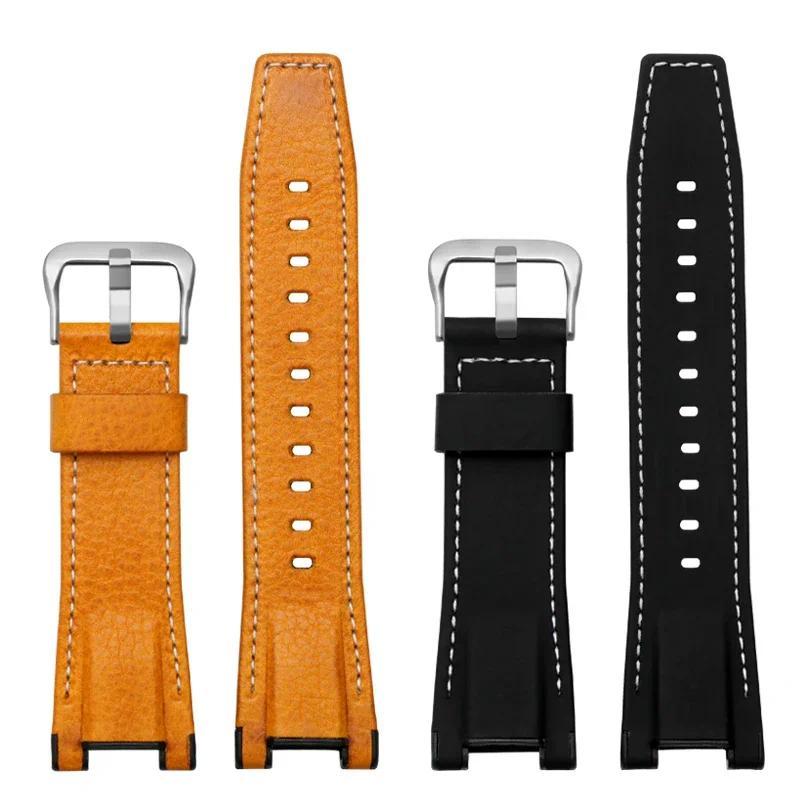 Canvas leather wat strap for Casio G-SHOCK GST-B100 S130 W300GL 400G W330 GST-W120L s120 W130L S100 