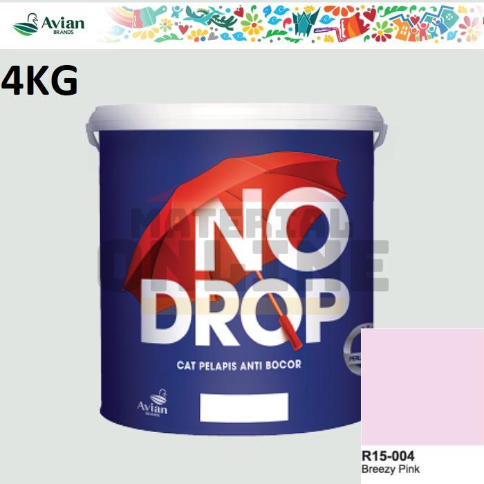 Nodrop No Drop Tinting 4kg 4 Kg R15-004 Breezy Pink Galon