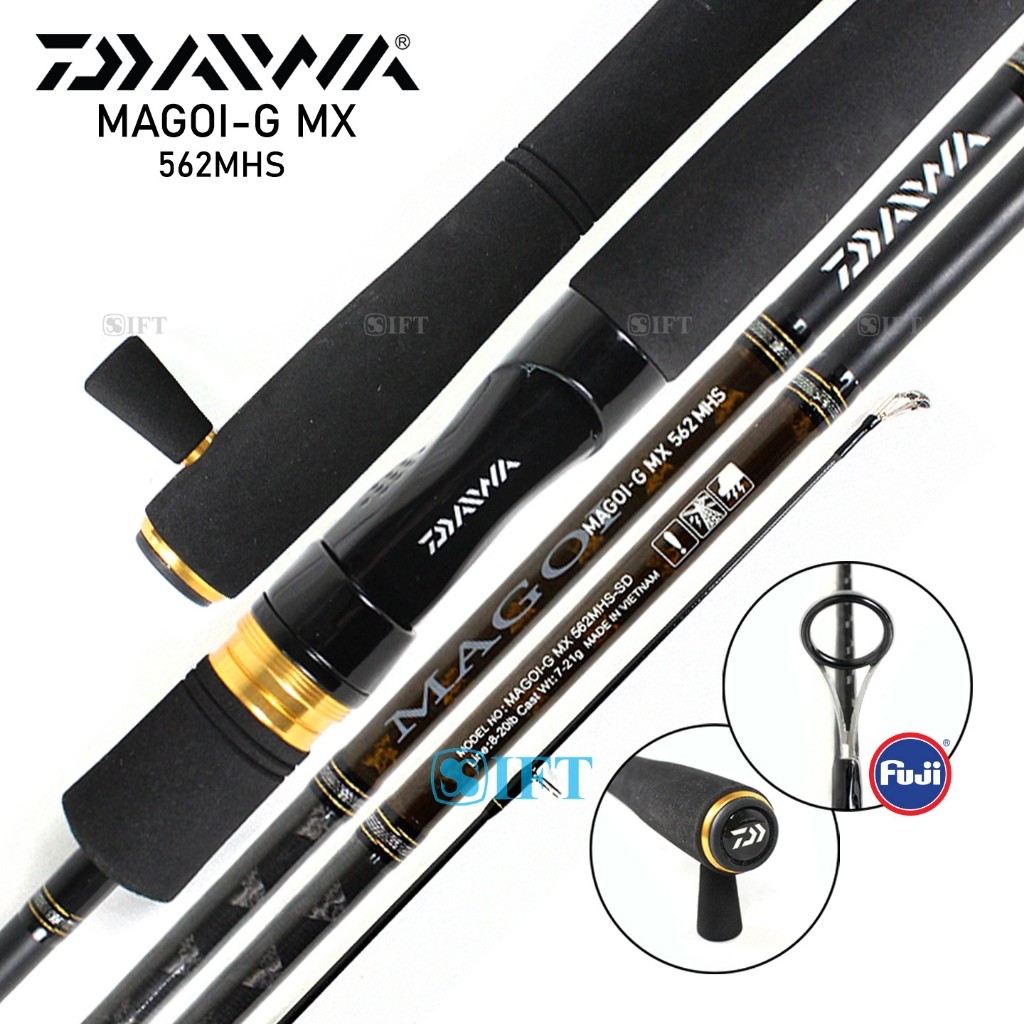 Joran DAIWA MAGOI-G MX 165 180 MHS | Fuji Guides | Galatama Galapung Resmi 562 602 | IFT PANCING