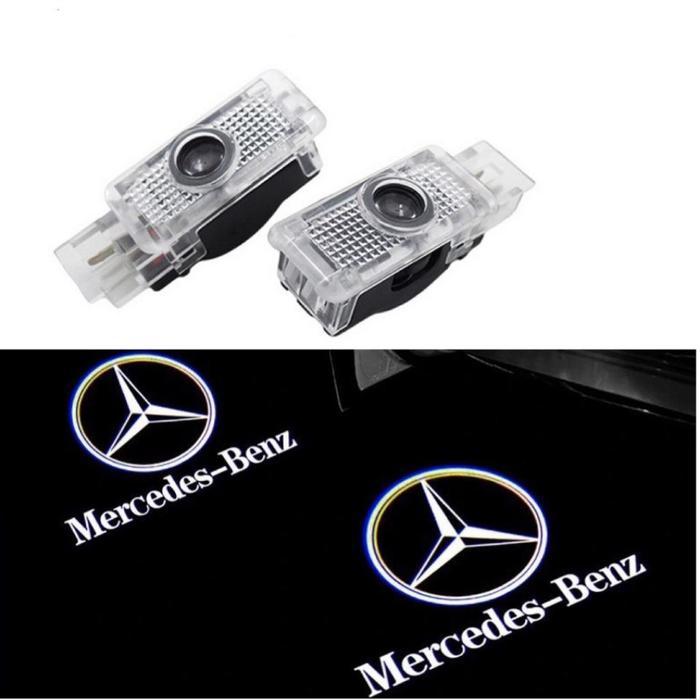 Led Car Door Lampu Pintu Mobil Led Logo MercedesBenz W203 SLK R171/172