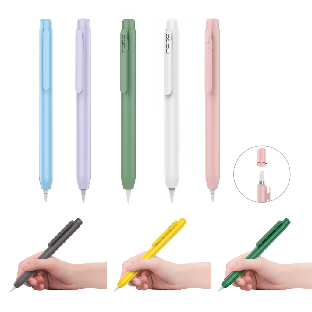 Pencil Cases For Apple Pencil 1 Retractable Tip Cap For Ipad Stylus Pen Sleeve Pencil Case For Apple