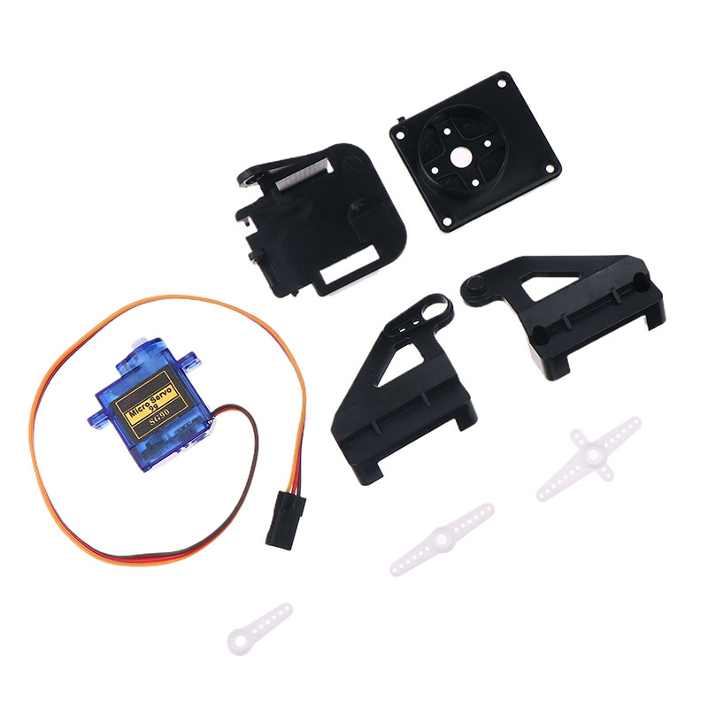 1Set SG90 MG90s 9g Steering Gear Pan Tilt Two Axis PTZ Ultrasonic Aerial Model Camera Mount FPV Gimb