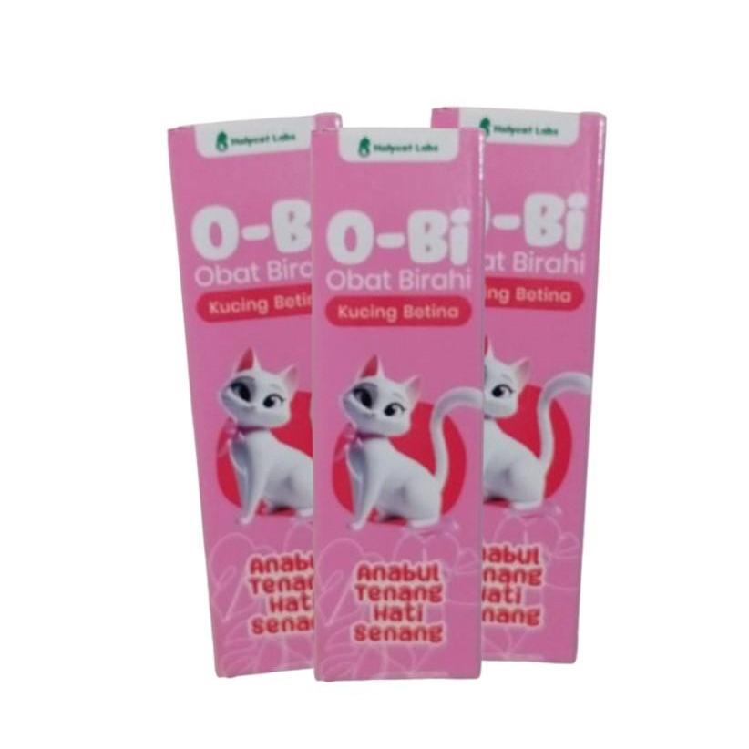 O - BI Obat Penurun Birahi Kucing Betina Dan Jantan - Jantan