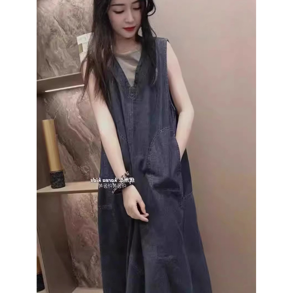 Gaun anak perempuan, gaun panjang tanpa lengan untuk anak-anak