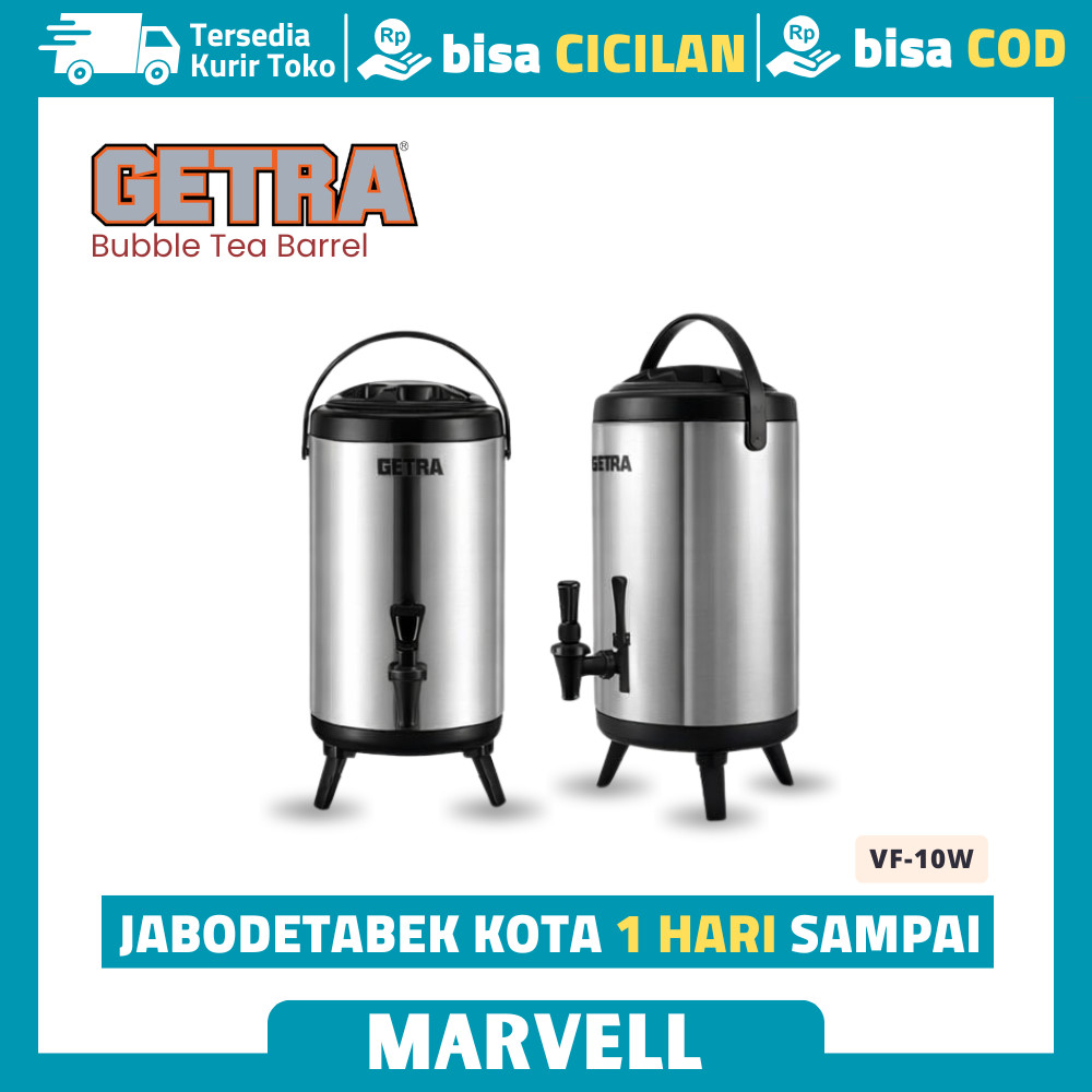 Bubble Tea Barrel Getra VF-10W Termos Teko Minuman Panas dan Dingin Garansi Resmi