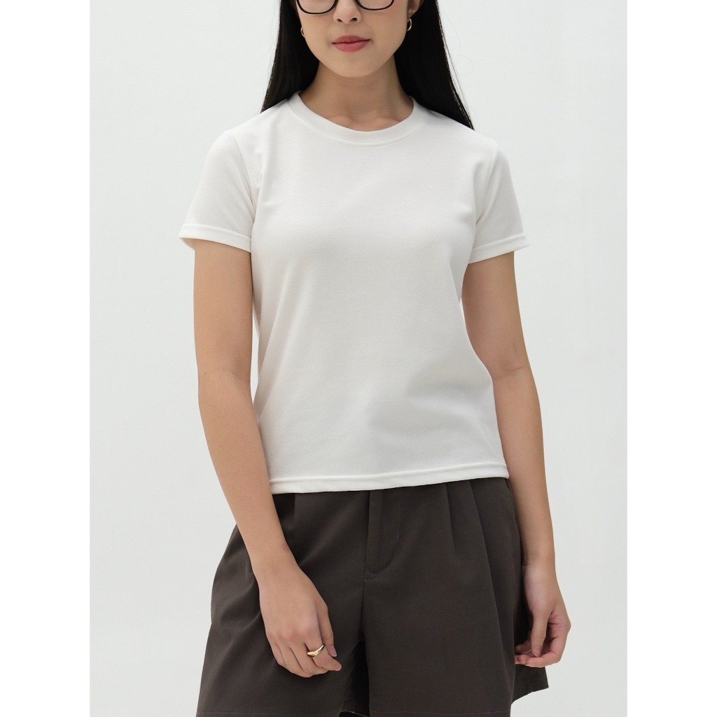 New Kaos Basic Wanita Katun Polyester HULM