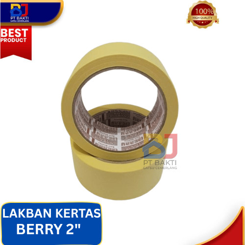 Berry Isolasi Kertas / Lakban Kertas / Masking Tape Lakban