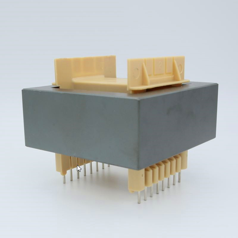 EE65 Transformer Yellow White Bobbin  Frame PC40 EE65/65/27A Ferrite Core