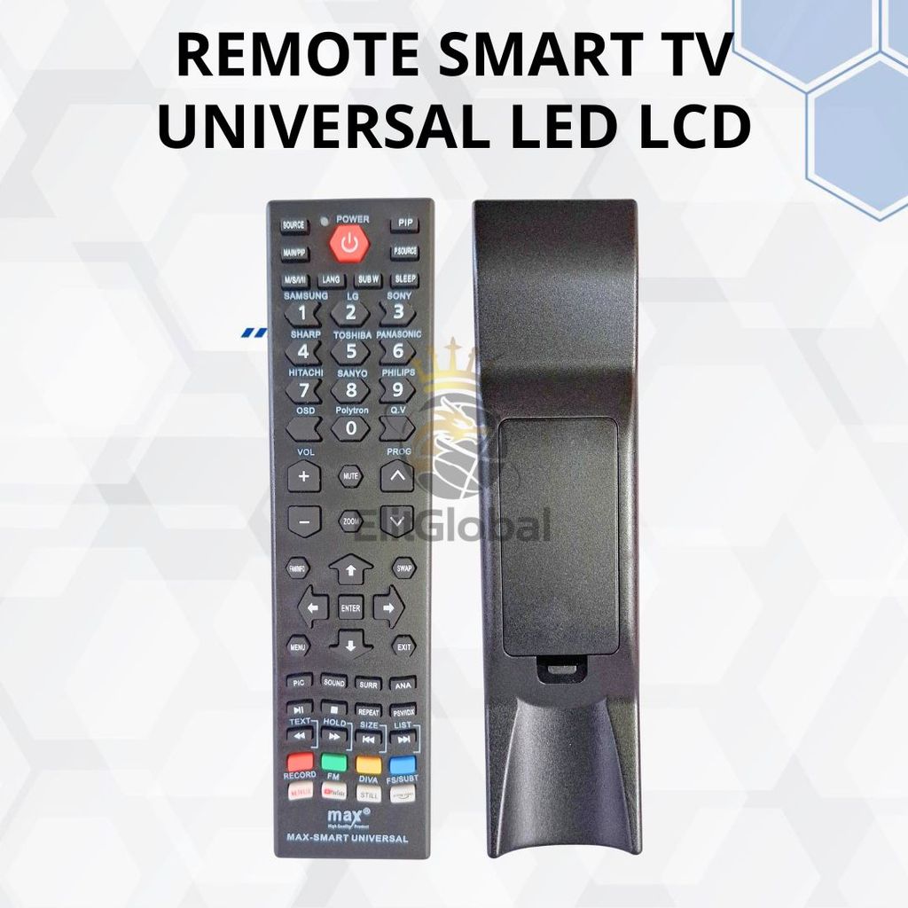 Remote Smart TV Universal LED LCD Pengganti Rusak Hilang