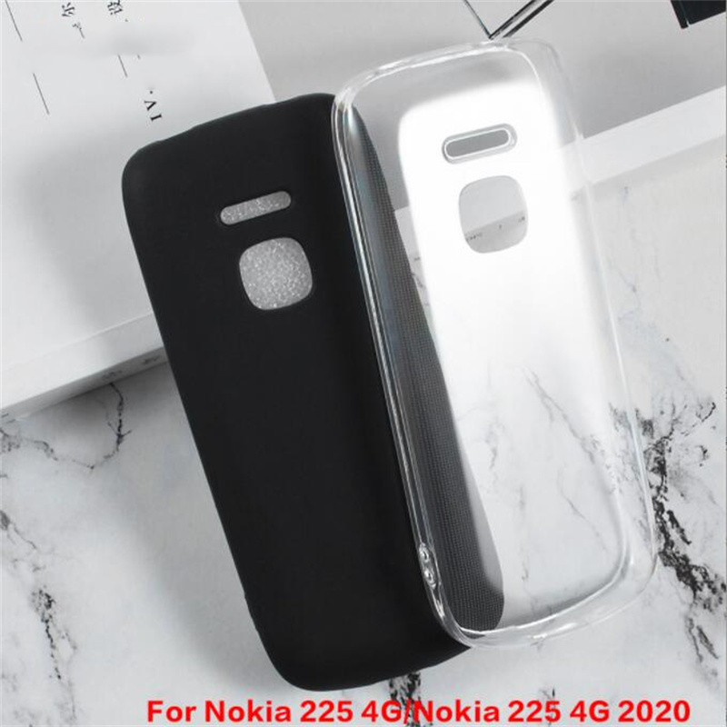 For Nokia 225 4G 2.4" Nokia225 TA-1321, TA-1296, TA-1279, TA-1276 Soft Silicone TPU Back Case Cover 
