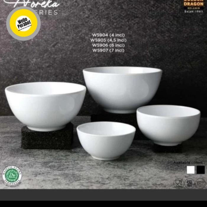 MANGKOK SUP MELAMIN HOREKA GOLDEN DRAGON W5904 W5905 W5906 W5907 - 7
