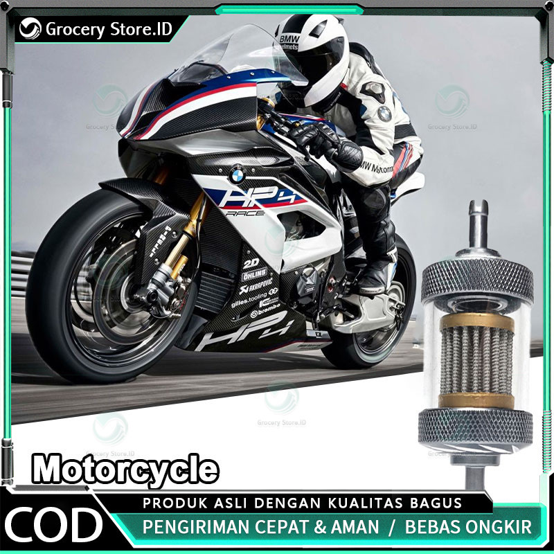 Filter Bensin Transparan CNC titanium/Filter bensin traansparan/Filter Bensin Motor Karburator