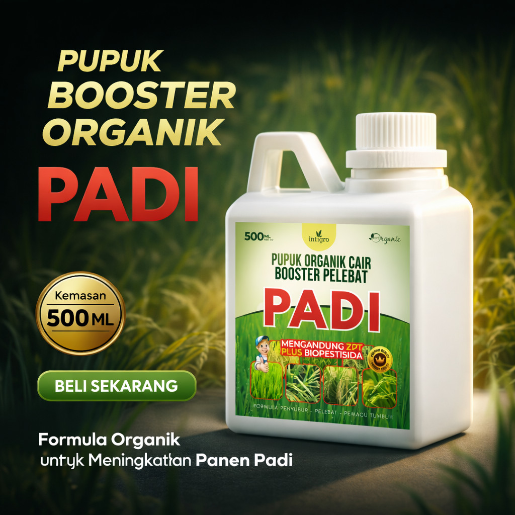 Pupuk Spesial Penyubur Padi Penambah Hasil Padi Booster Daun dan Anakan Mempercepat Berbuah Lebat