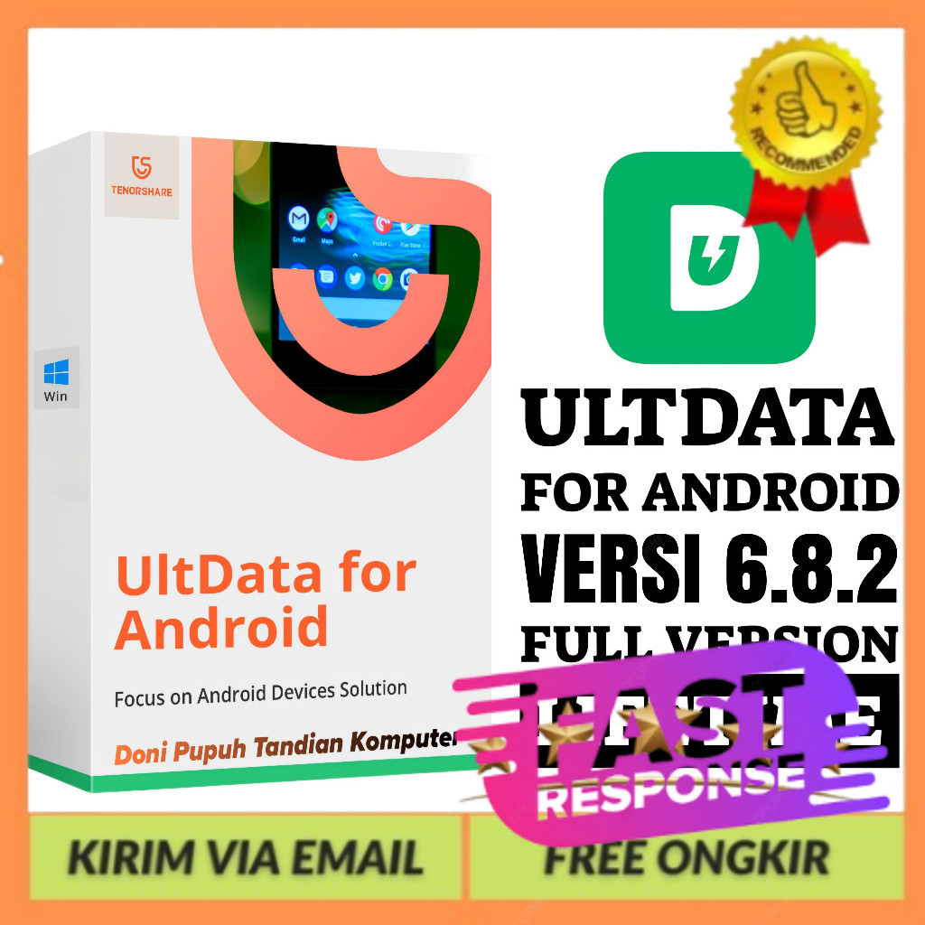 Tenorshare UltData For Android 6.8.2 Full Version Lifetime + Video Cara Install