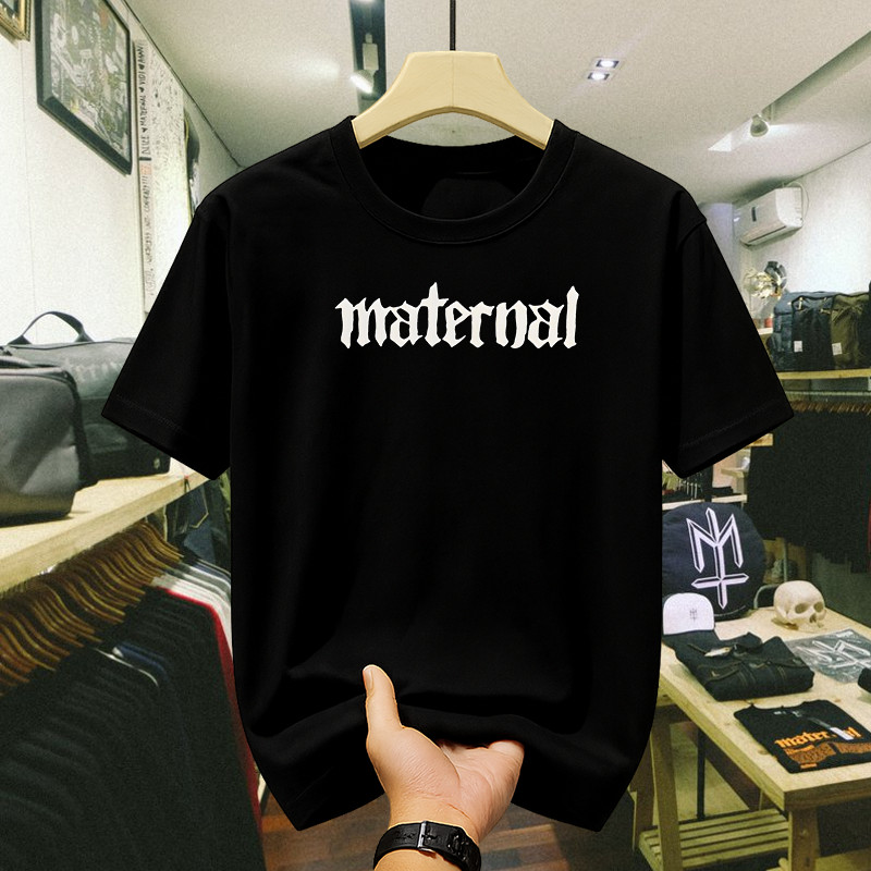Kaos Maternal Disaster Original Pria Wanita – T Shirt Band Punk Streetwear Unisex Lengan Pendek Katu