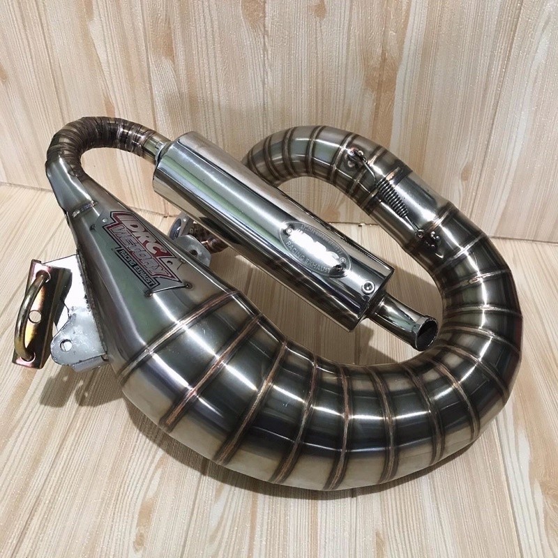 knalpot racing Drc victory udang vespa smallframe pts special