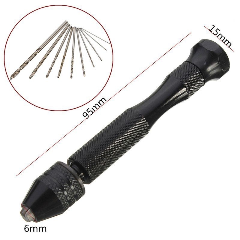 [ORIGINAL QUALITY] BOR TANGAN MANUAL HSS TWIST DRILL BONUS MATA BOR 10 PCS | E1