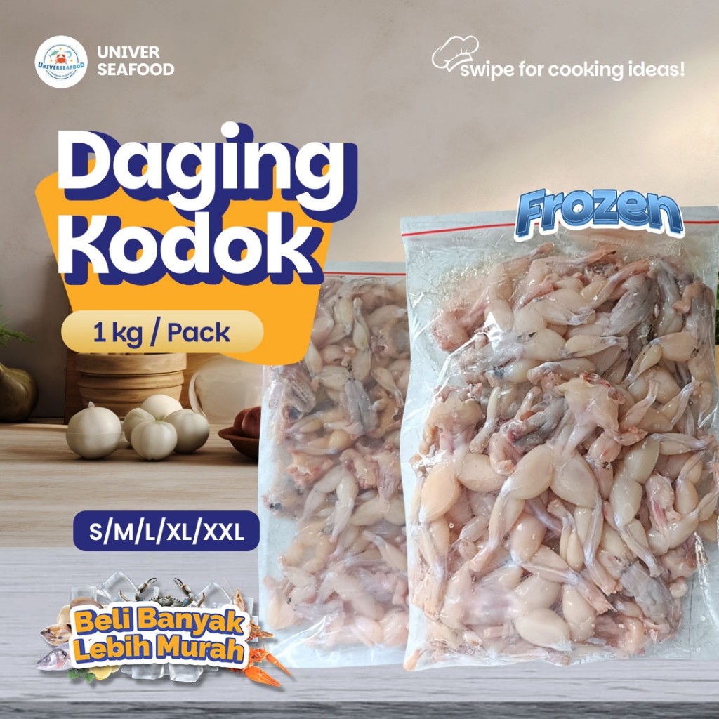swike/daging kodok/kodok sawah 1kg