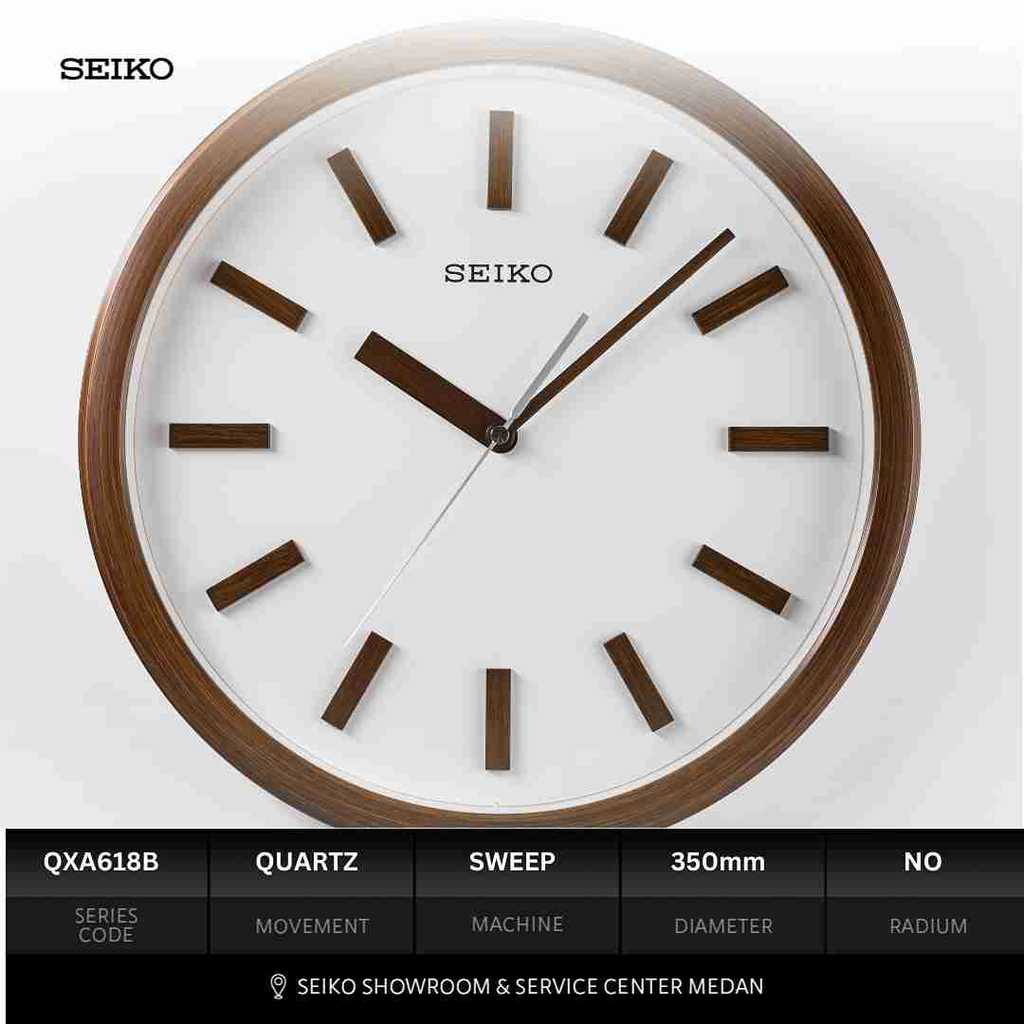 Seiko Showroom Medan - Jam Dinding Seiko QXA618