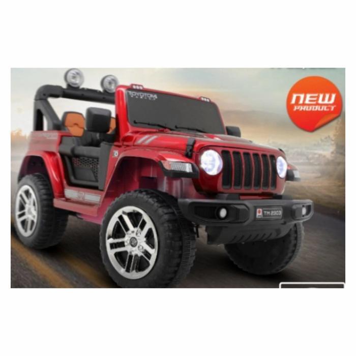 Mobil Jeep Remot Anak Mobil Aki Double Gearbox Glossy Paint Bisa Gocar