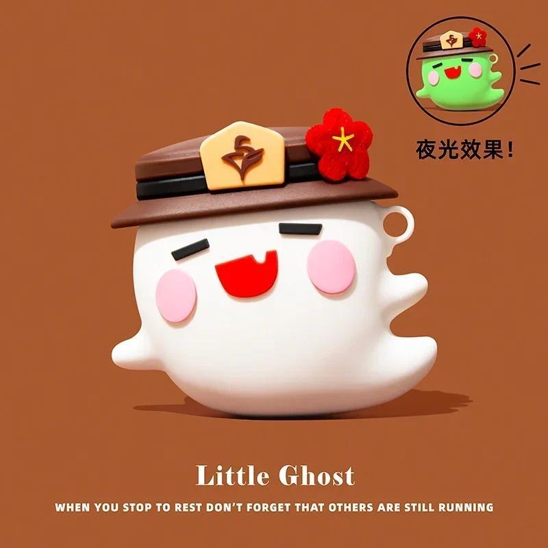 For Huawei FreeBuds SE 2 Case Huawei FreeBuds 5/FreeBuds 4 Silicone Soft Case Cartoon Robot Ghost Hu