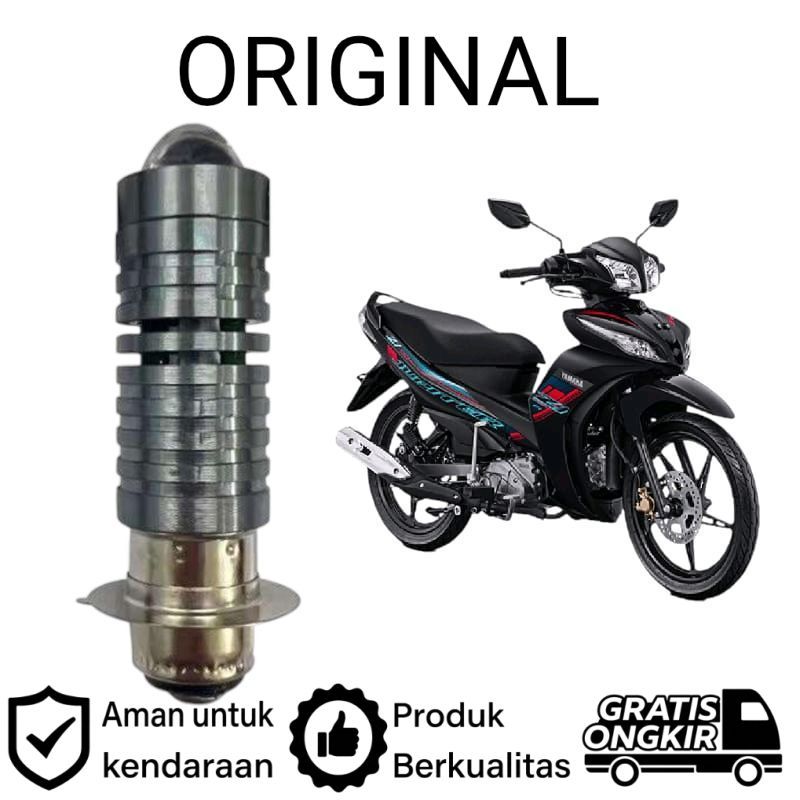 AM 1pcs Lampu depan LED H6 Laser motor Yamaha jupiter Z1