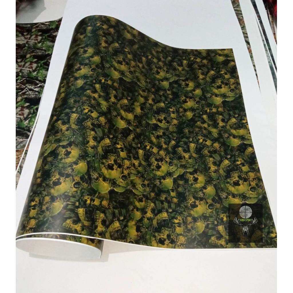 Sticker Camo Sticker Camo Stiker camo Brown Skull 100x50cm