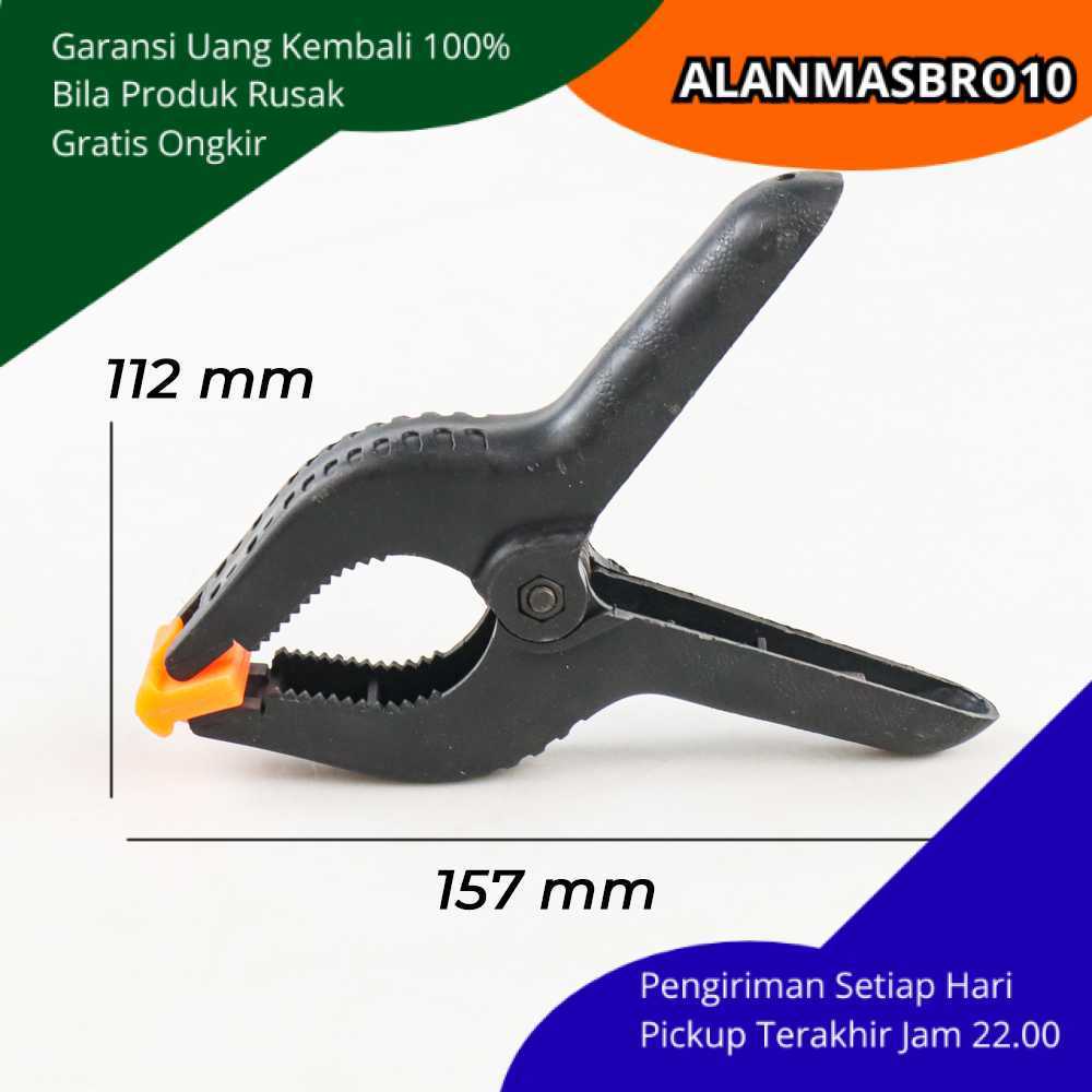 Klip Jepit Backdrop Fotografi Profesional Trendy Dan Elegan Model Gunting 6 Inch Pegas Ulir Kuat Ant