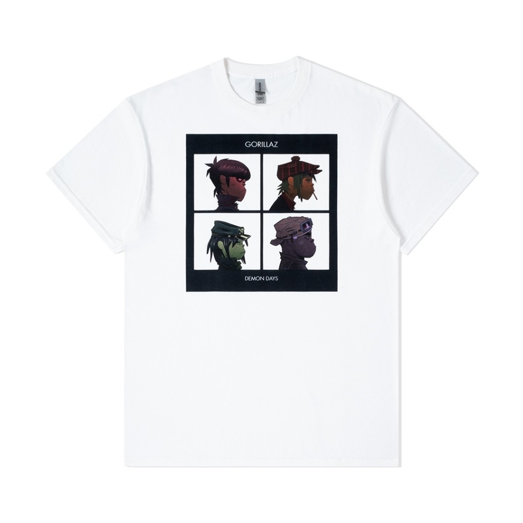 [HOT] Gorillaz - Demon Days (White) T-Shirt
