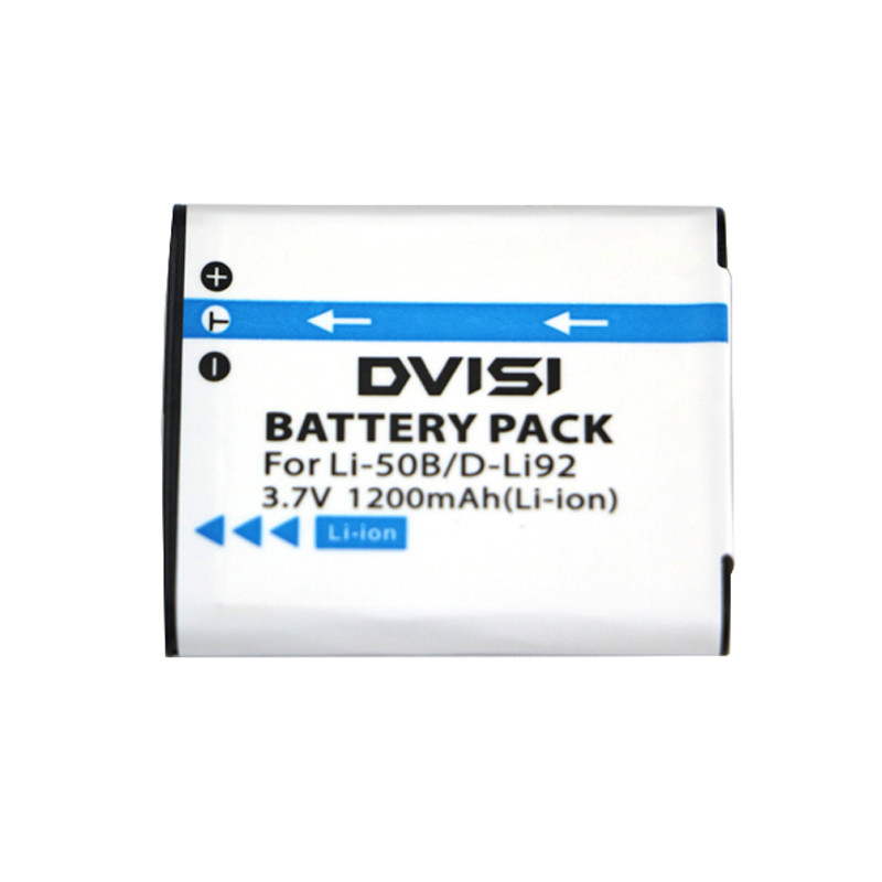 DVISI 37V 1200mAh LI50B LI 50B LI50B Camera Battery for Olympus LI50B LI 50B LI50B for Pentax DLI92 