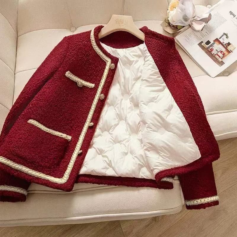 Women's Little Chanel Style Fashionable Elegant Long Sleeve Top Coat