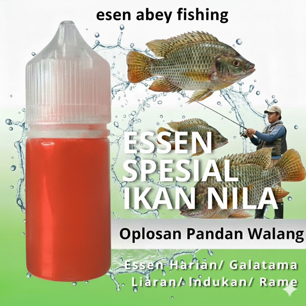 Bisa (COD) Esen Ikan Nila Gacor Khusus Media Lumut Dan Bandul Esen Ikan Nila Rame Dan Induk