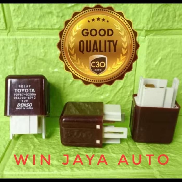 Relay Lampu toyota kijang kapsul 7k/5k relay kaki 4 12v 90987-02006