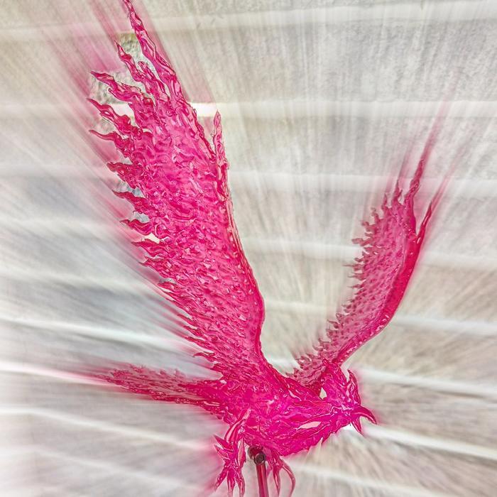 Diorama Figure Gryphon shanks fire bird Aksesoris Efek Effect