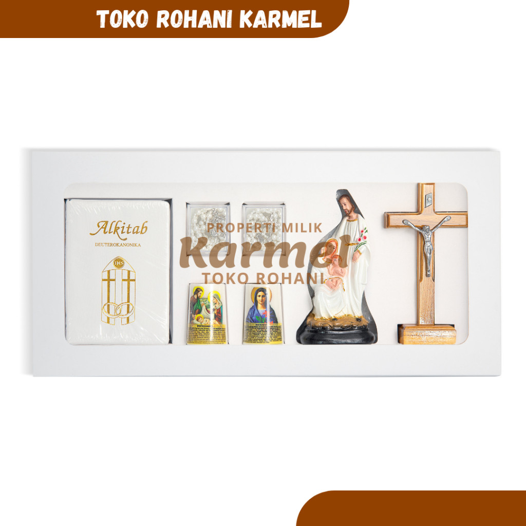 PAKET SESERAHAN PERNIKAHAN KATOLIK + KOTAK CUSTOME / SET HANTARAN PERNIKAHAN KATOLIK / PAKET WEDDING