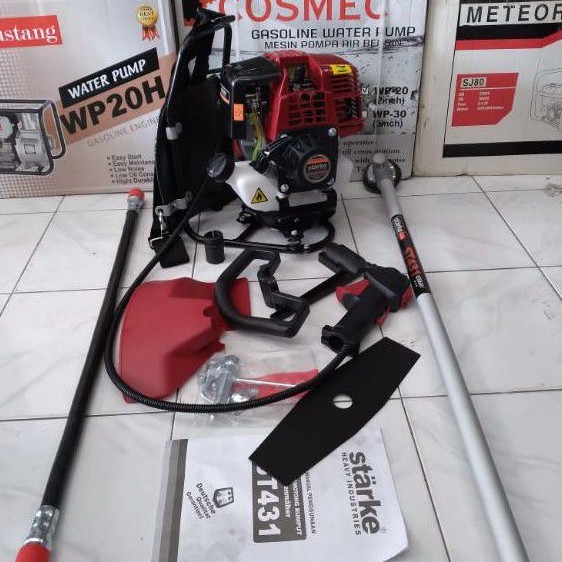 MESIN POTONG RUMPUT GENDONG 4 TAK PRO Mesin potong rumput 4tak STARKE ST431/Brush cutter STARKE 4tak