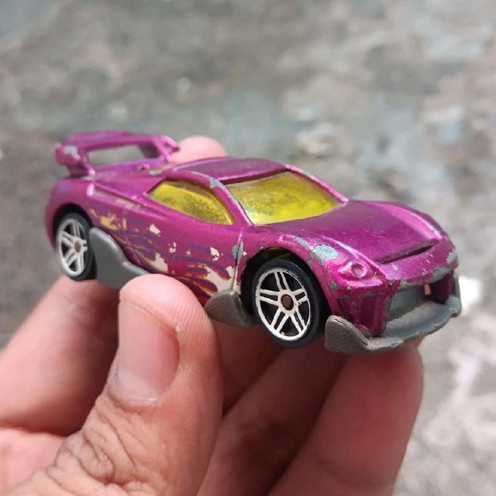diecast bahan custom hotwheels ms-t suzuka ungu diecast loose hotwheels loose