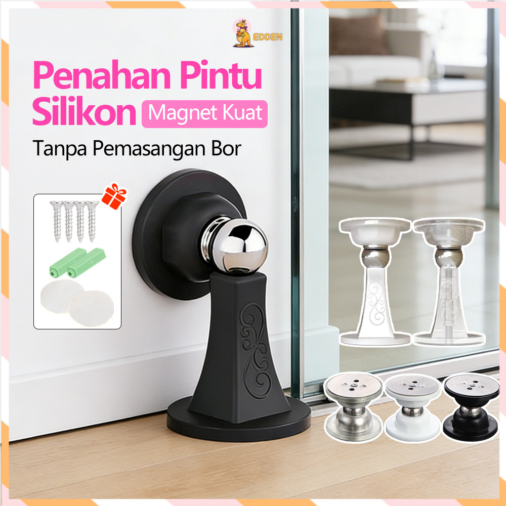Edden Penahan Pintu Door Stopper Magnetic Pintu Rumah Door Stopper Magnet Stainless Stopper Pintu Ru