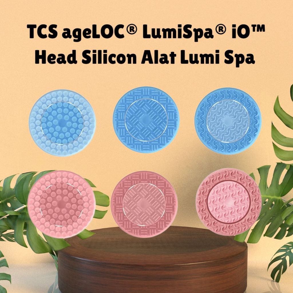 TCS LumiSpa iO Head - Silicone Head Alat Facial, Untuk Pengganti yang Sudah Aus, Menjaga Kinerja & K