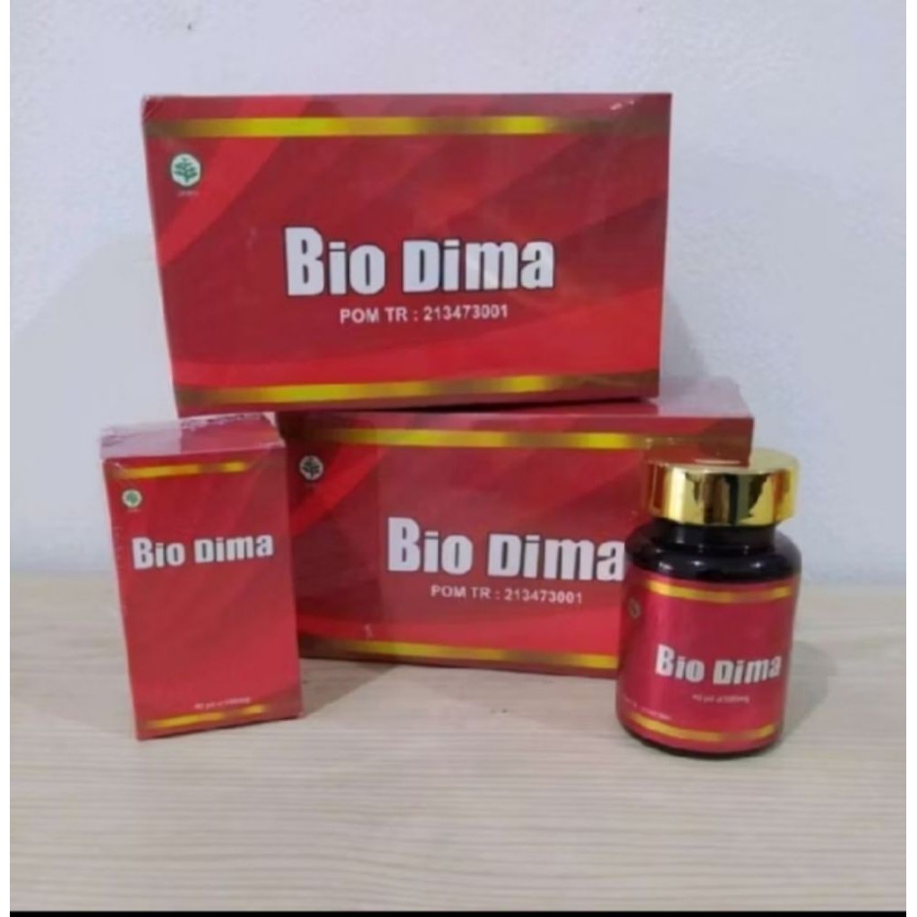 Bio Dima Asli Original Herbal Nyeri Sendi Tulang Syaraf Pinggal Lutut Asam Urat Rematik Kolesterol A