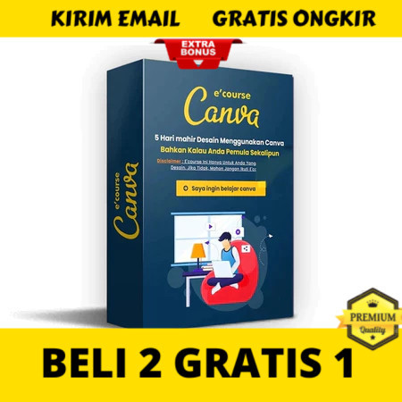 Canva E-Course JAGO CANVA DALAM 5 HARI Mahir Buat Konten Apapun Pakai Canva