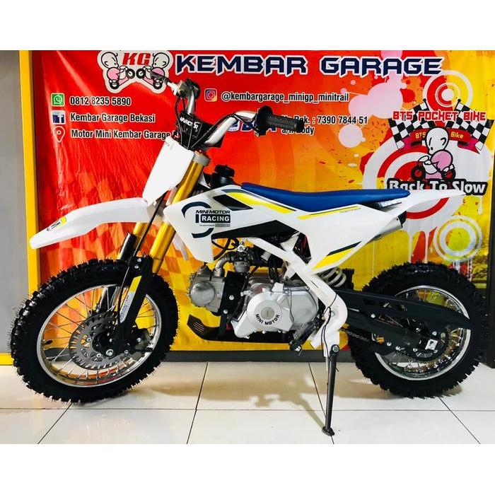 MOTOR MINI TRAIL MT8 110cc MATIC REPLIKA HUZQVARNA - List kuning