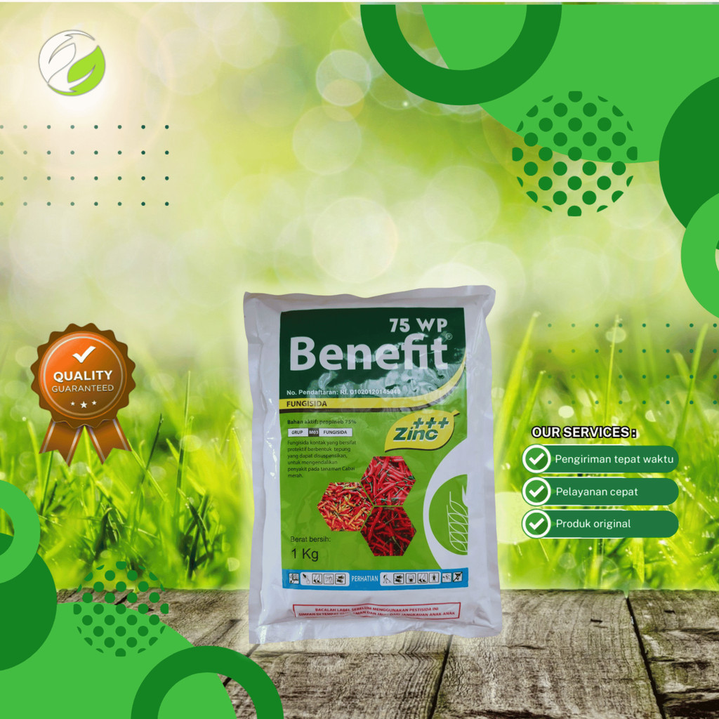 Benefit 1 Kg  fungisida bahan aktif propineb formulasi lembut