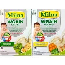 Milna Wgain 6-12 Bulan 120gr Protein Ayam & Whey - ABH