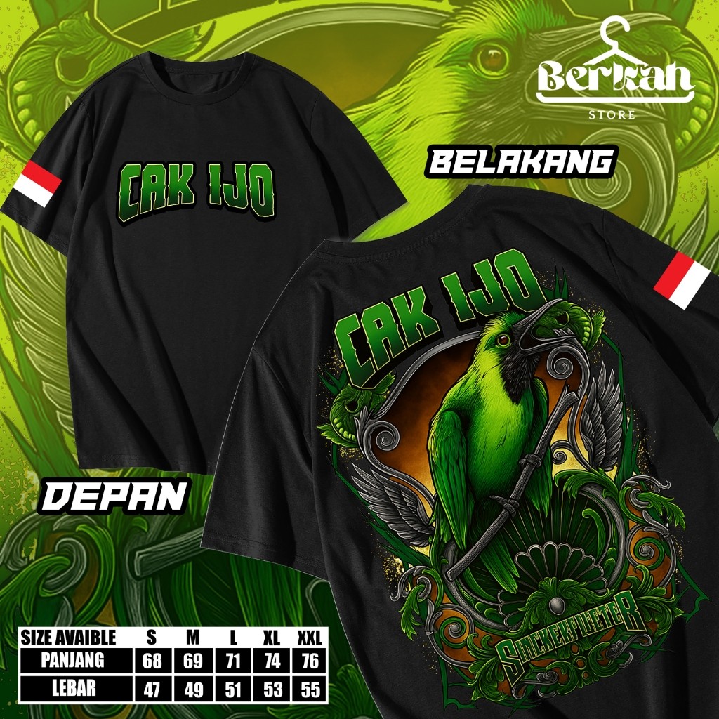 TERMURAH kaos burung kicau mania kacer murai cucak ijo komunitas