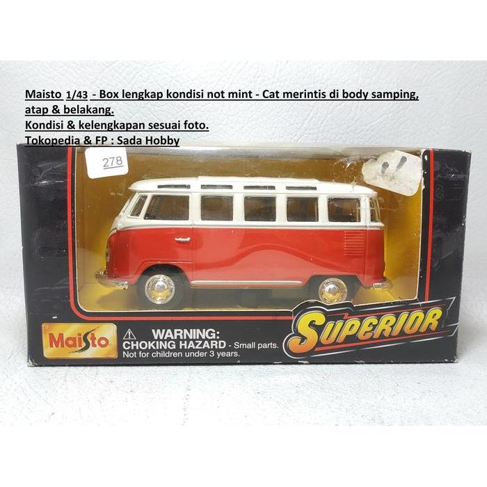 Maisto 1/43 Volkswagen VW  Combi Microbus Samba SBAtoys
