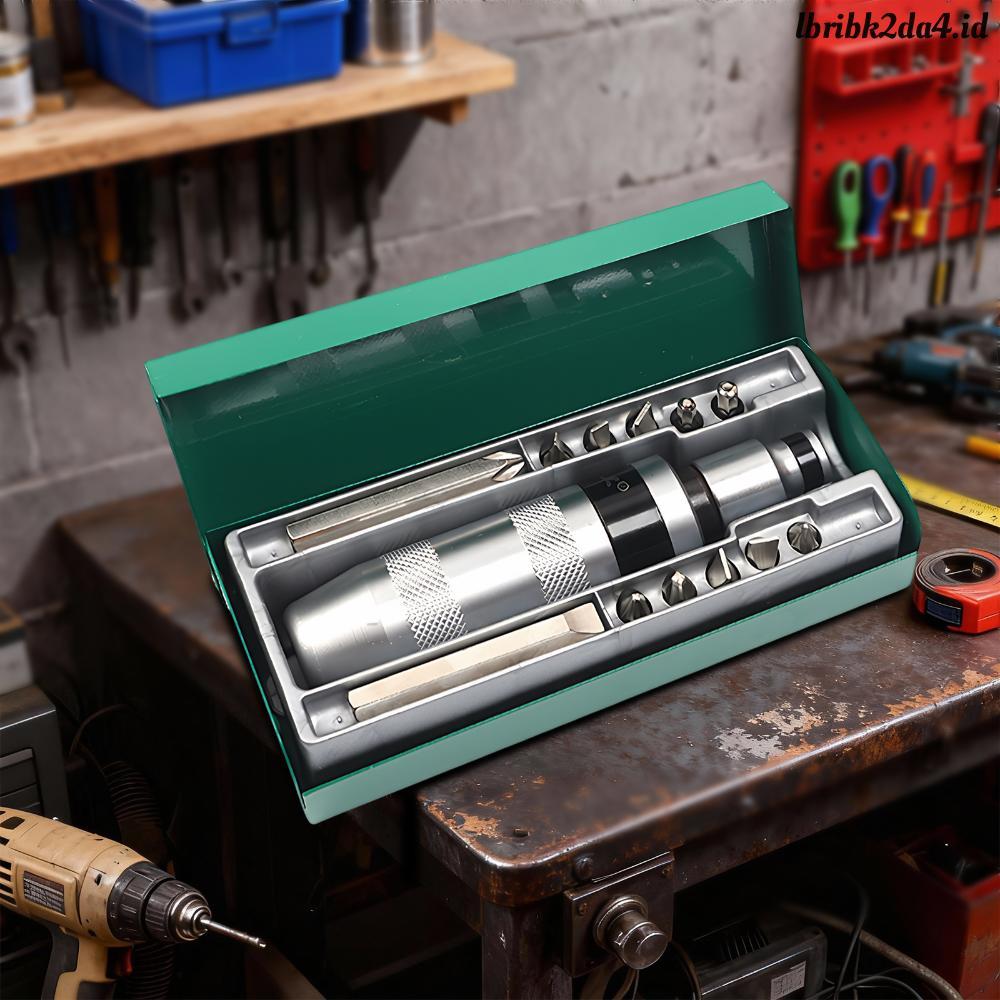 13 PCS Manual Impact Driver Reversible Broken Bolt Extractor Set Manual Impact Screwdriver for Disma