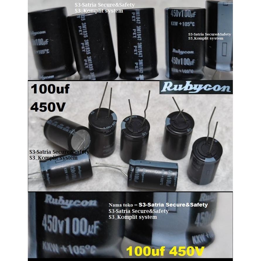 Rubycon Elko 100uf 450V elco 100 uf 450 vol v 450vol 100uf450V