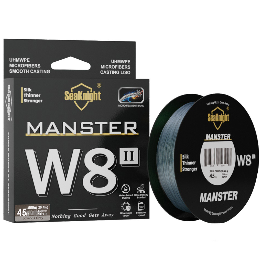 SeaKnight Brand W8 II Series 8 Strands Fishing Line Advanced Wide Angle Technology Braided PE Line F