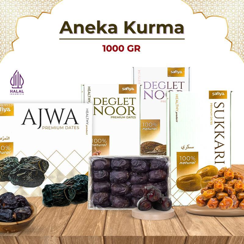 [VARIAN LENGKAP] Kurma 1 Kg Aneka Kurma Arab Madinah Iran - Ajwa Sukari Bam Tunisia Oleh Oleh Haji